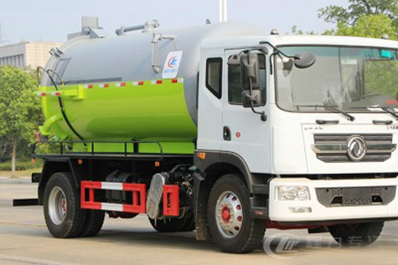 Dongfeng D9 10-12 Cubic Meter Sewage Suction Truck