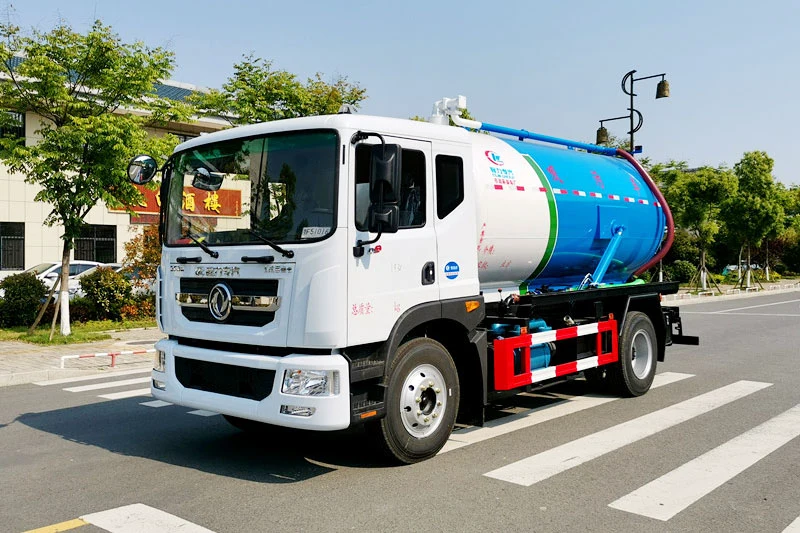 Dongfeng 12 Cubic Meter Sewage Suction Truck