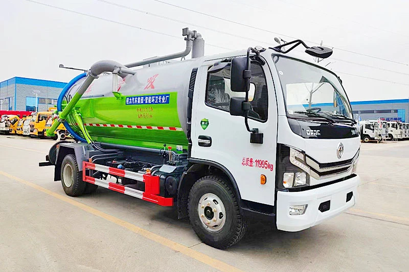 Dongfeng Duolika 8 Cubic Meter Sewage Suction Truck